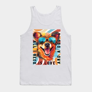 All I Need Is Love and A Dog Tank Top